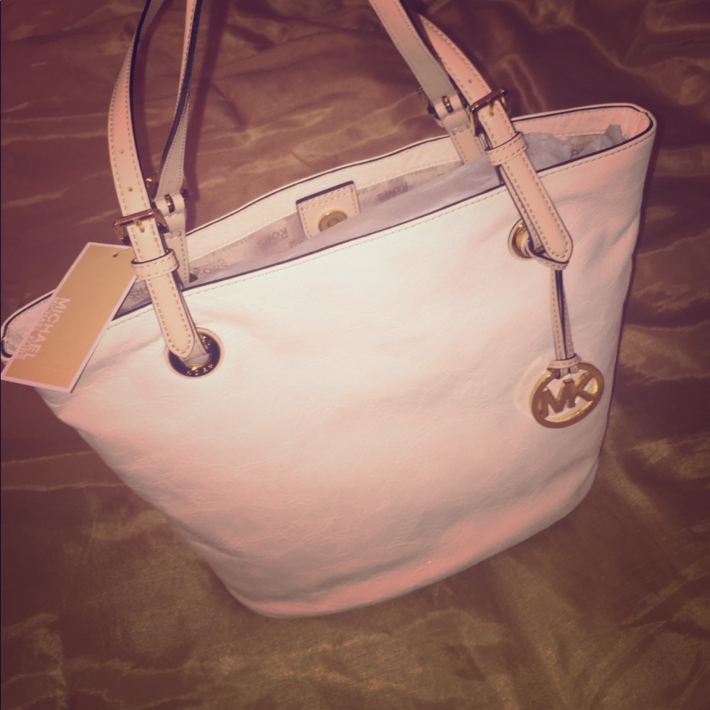 Michael Michael Kors white purse NWT