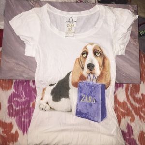 Cute basset hound tee