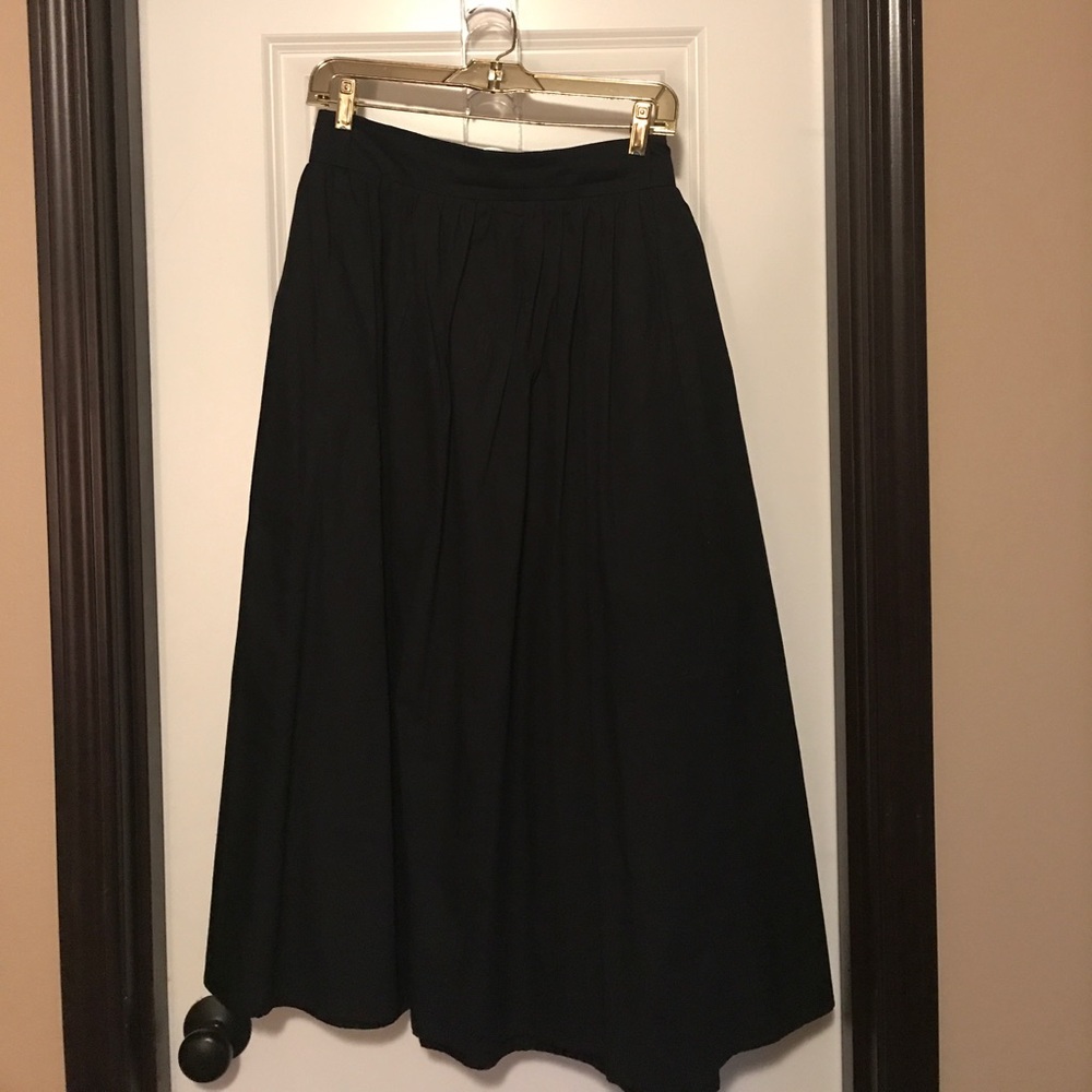 Brand New 100% Cotton Midi Skirt with Pockets