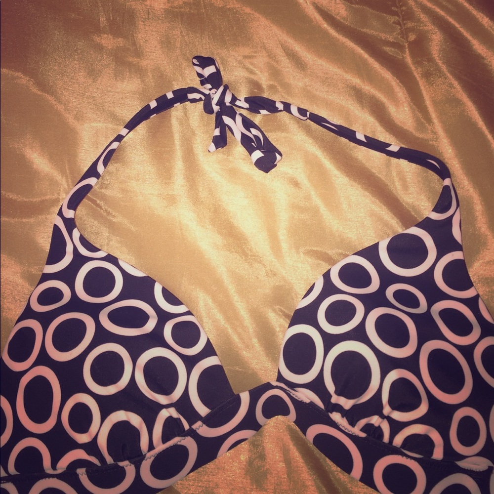 Victoria's Secret black and white bikini top