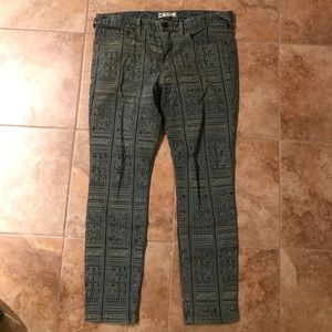 Free People Patterned Jeans