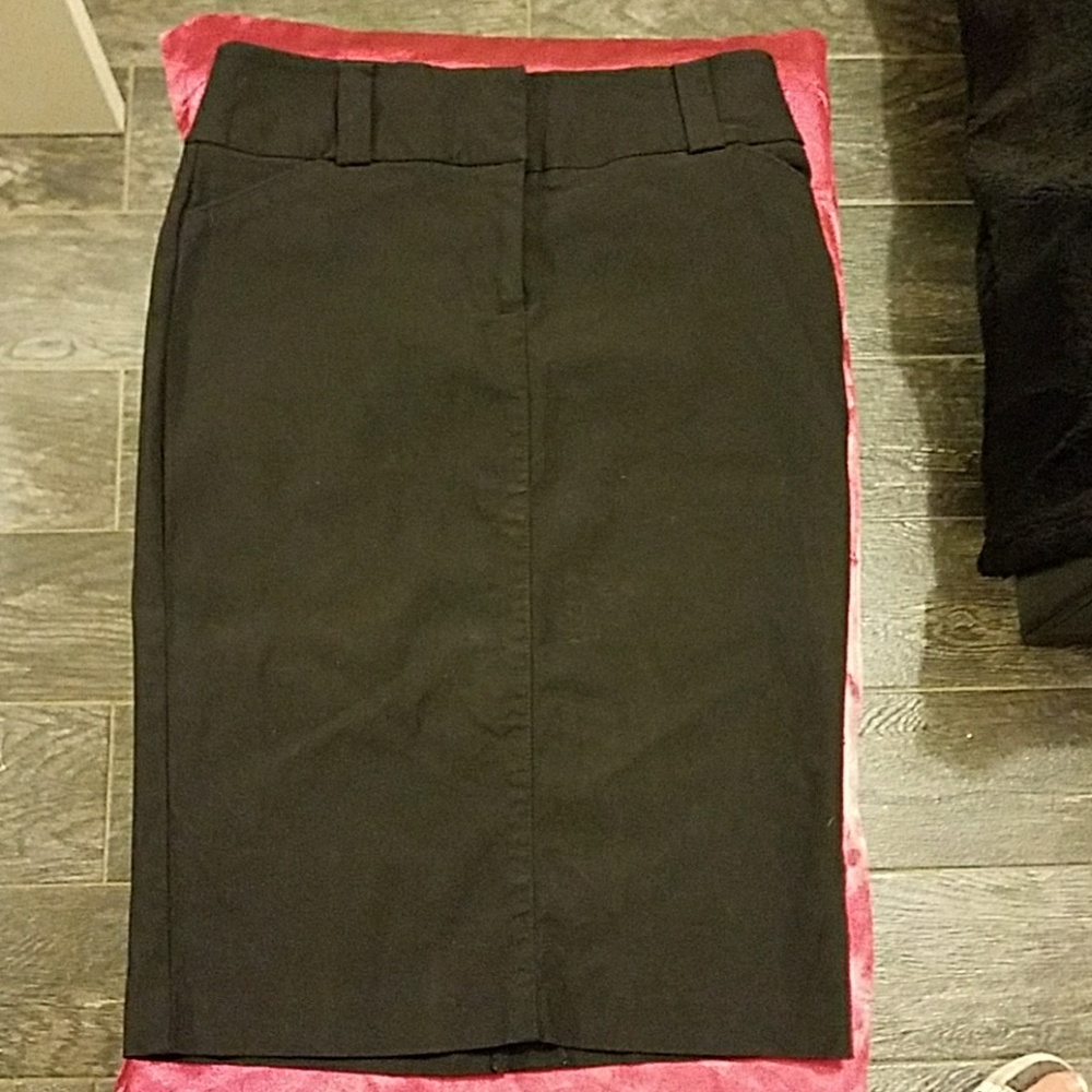 papaya pencil skirt with front zipper s