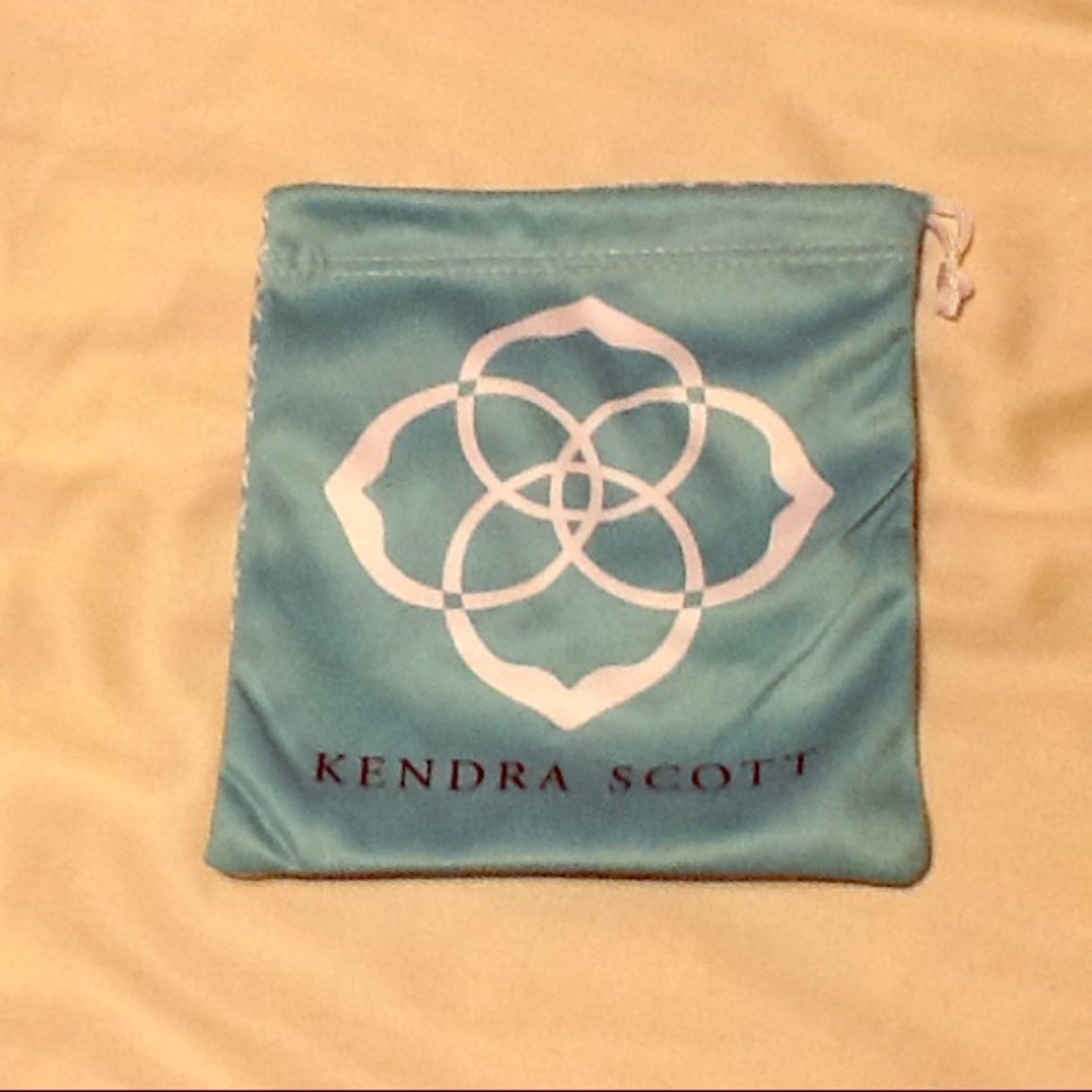 Empty Kendra Scott jewelry bag.