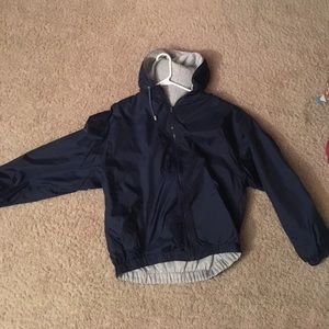 Navy Blue rain jacket/wind breaker