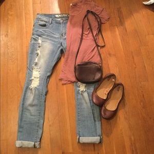 Machine Cropped jeans