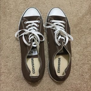 Brown Converse Chuck Taylor's