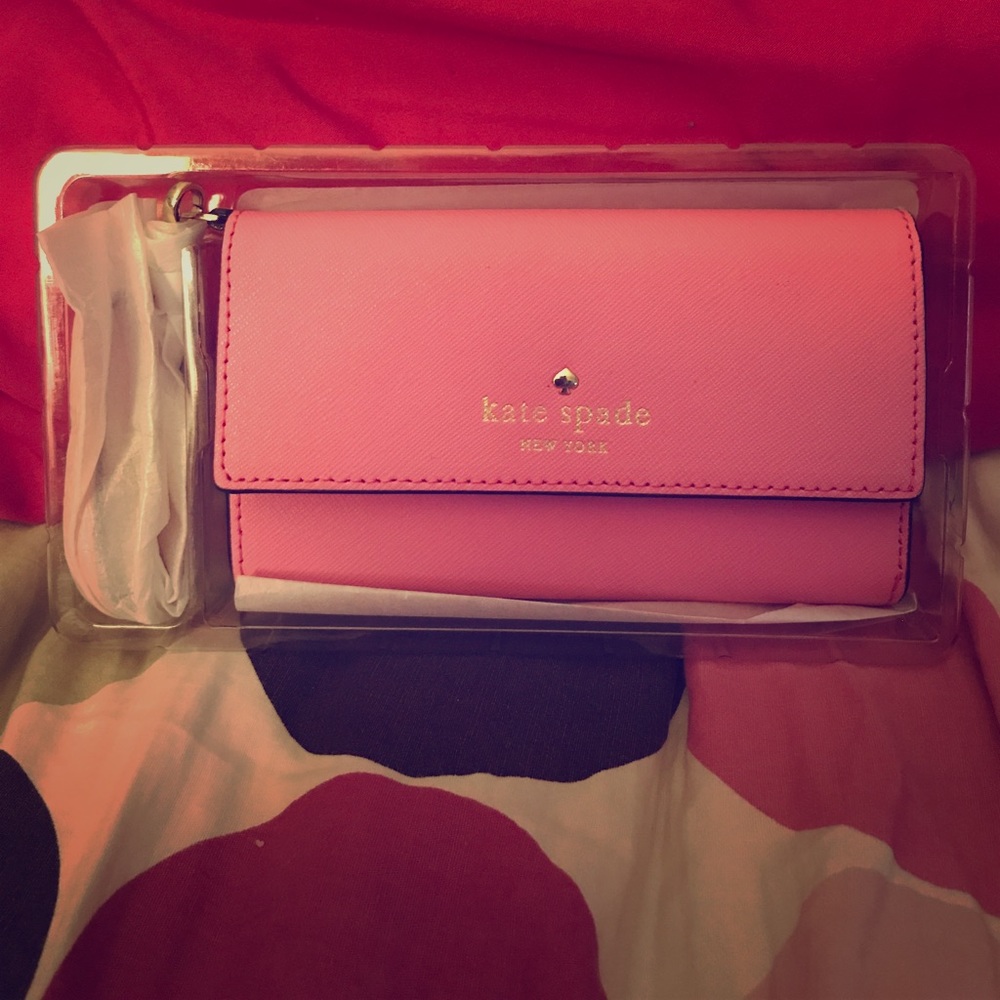 Kate Spade Pink iPhone 6 6s Wallet case