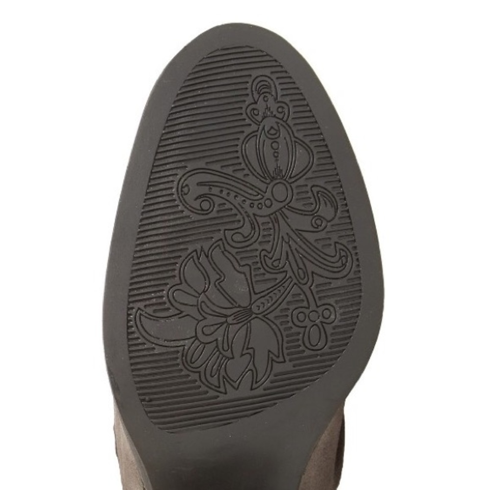 Waterproof Gray Suede Boots - Picture 2 of 5