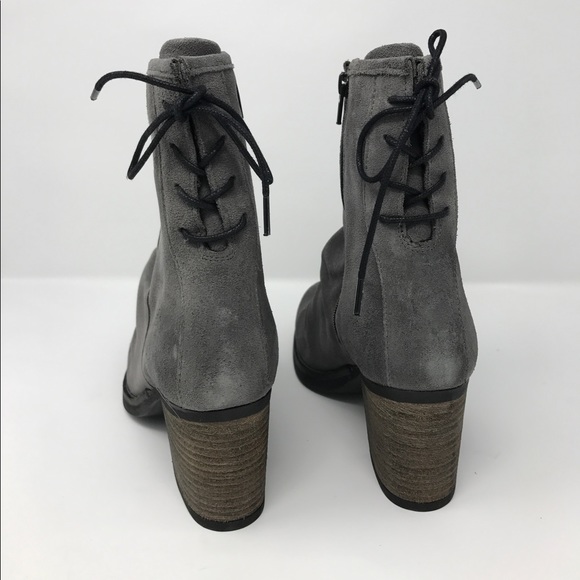 Waterproof Gray Suede Boots - Picture 4 of 5