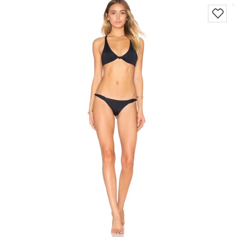 ❌SOLD❌NWT 2017 Frankie's bikinis Malibu set black- - Picture 4 of 6