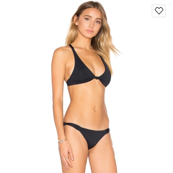 ❌SOLD❌NWT 2017 Frankie's bikinis Malibu set black- - Picture 2 of 6