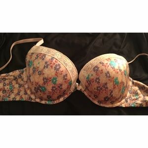 Aerie 36D Push Up Bra in Floral