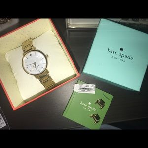 kate spade gold watch