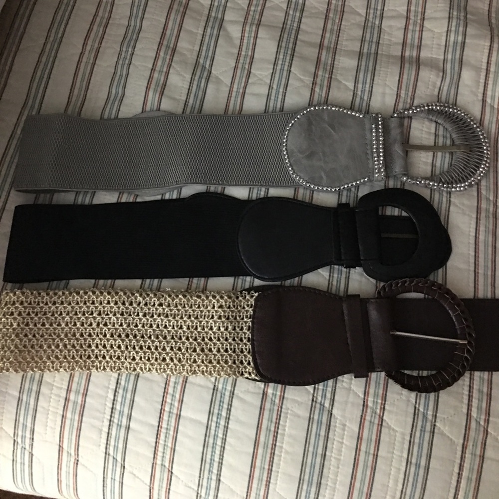 3 fashion belts