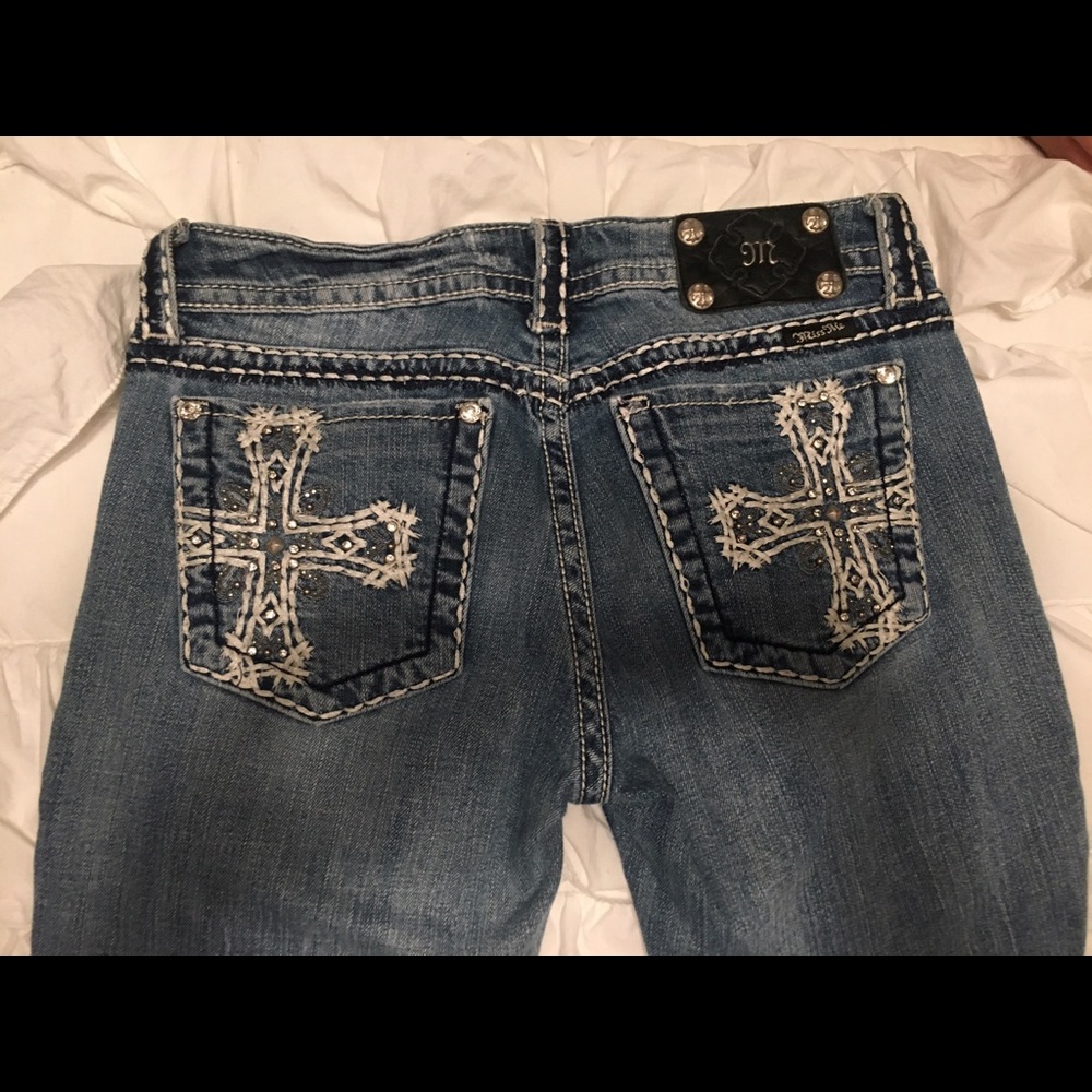 Miss Me Boot Cut Jeans, Size 30