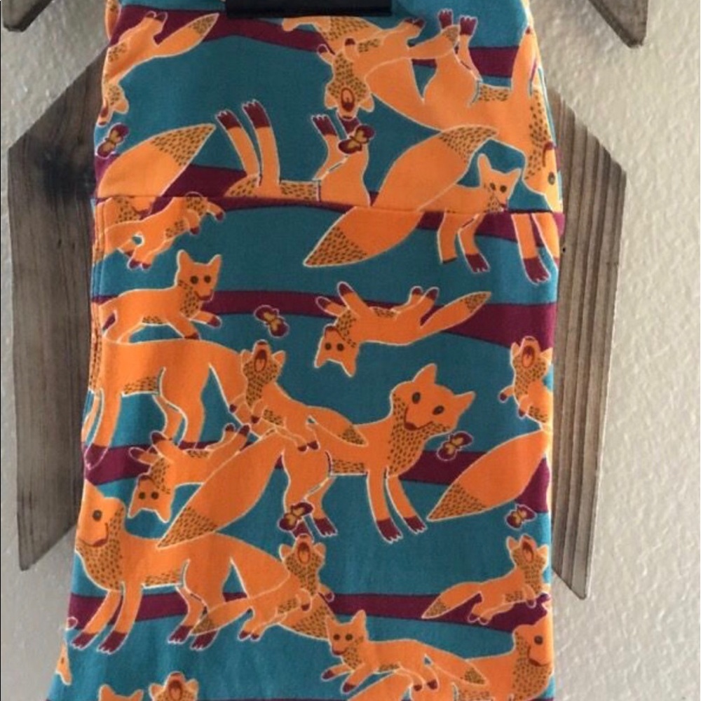 OS Fox leggings LULAROE