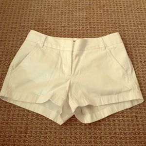 Jcrew White Chino shorts
