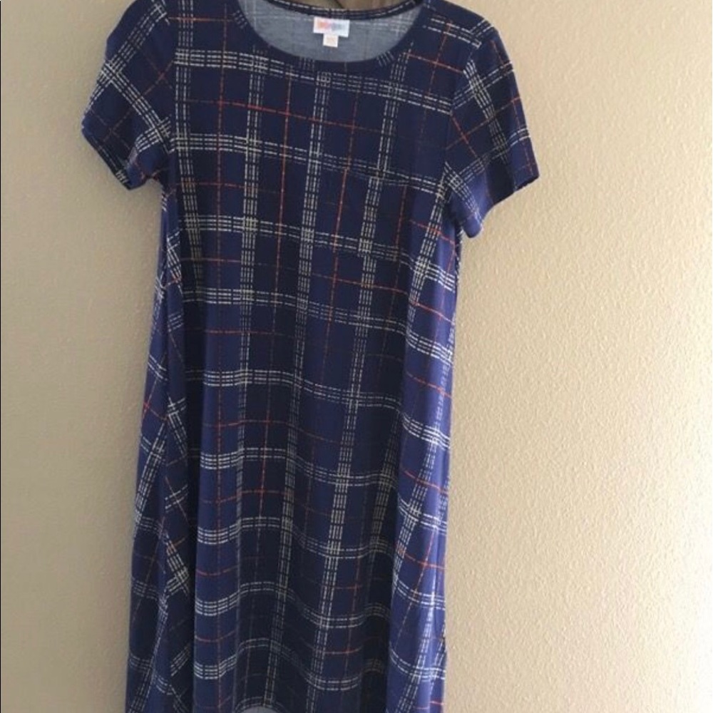 Lularoe Plaid Carly XXS