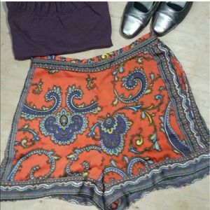 Nicole Miller Satin Shorts