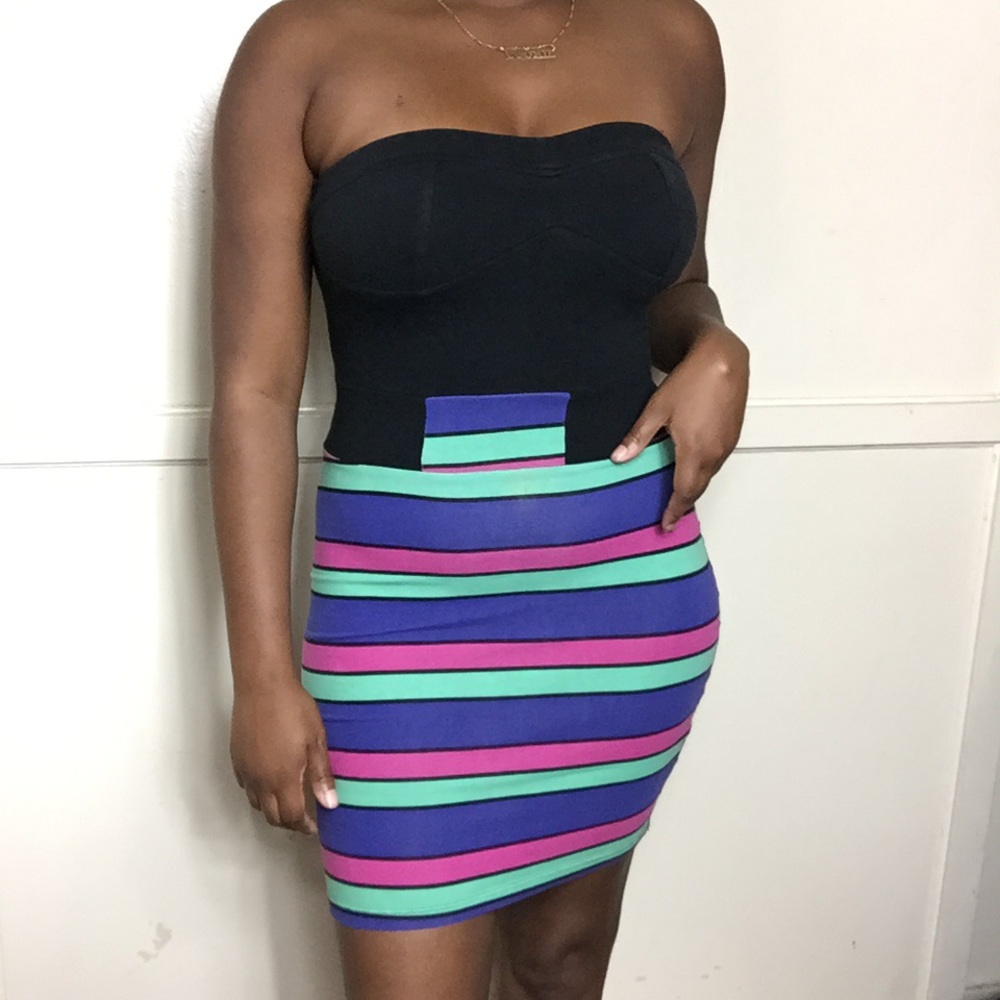 Material Girl Strapless Bodycon Dress