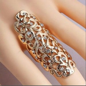 Beautiful Hollow Out Gold color ring