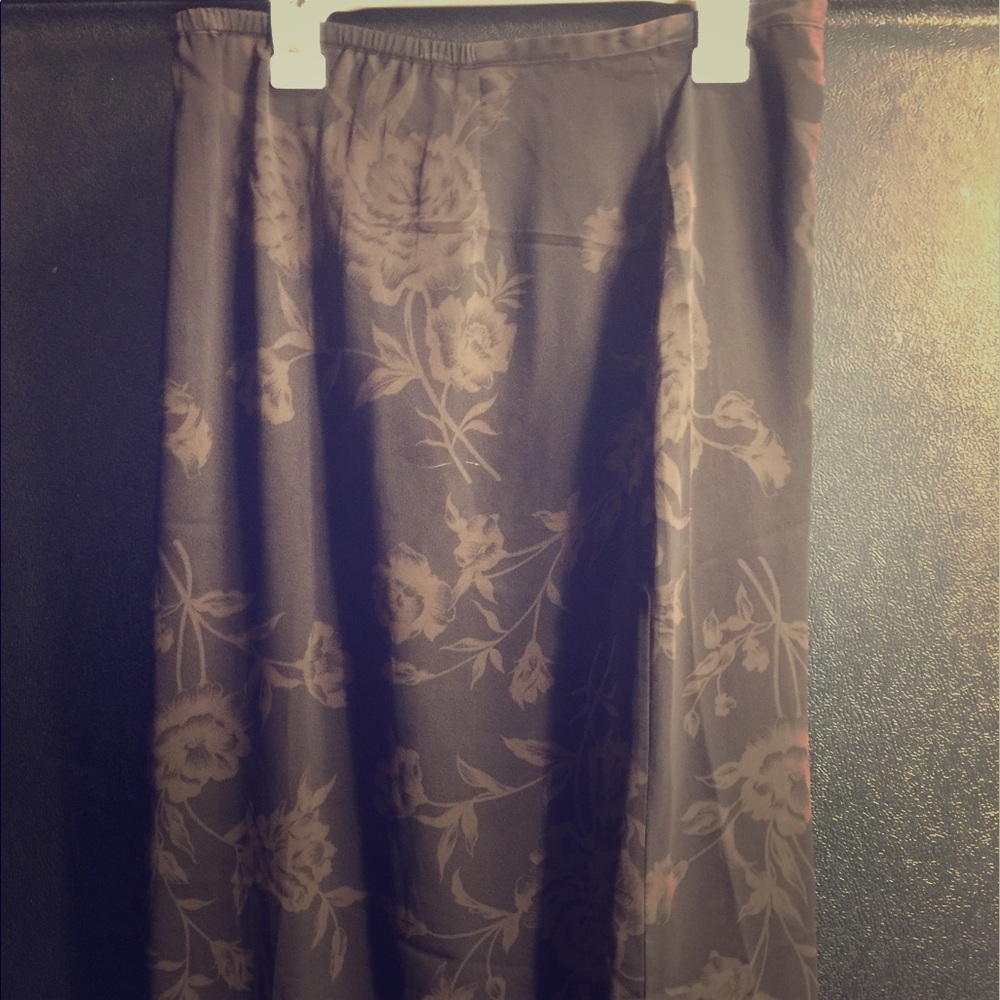 Brand New Express Long Dark Purple/Red Skirt