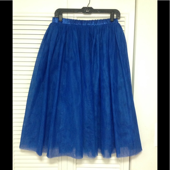 poshmark Dresses & Skirts - Royal blue TuTu/ Tulle Skirt