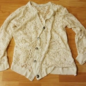 Maurices lace cardigan