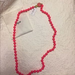 Jcrew pink bead necklace