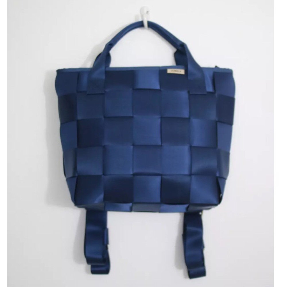 Blue Polyester woven backpack