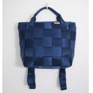 Blue Polyester woven backpack