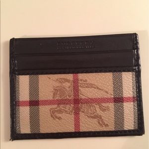 Authentic Burberry cards holder