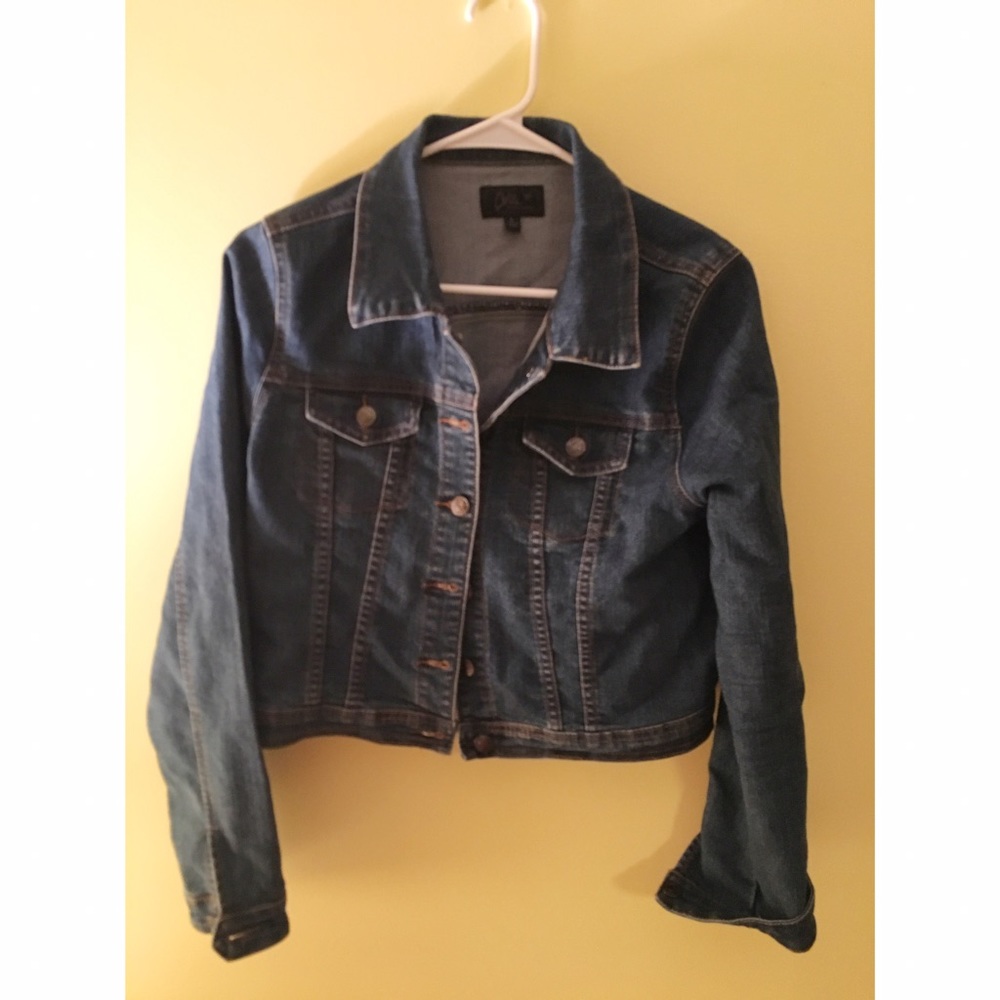 Sassy Jean Jacket in Darker Wash