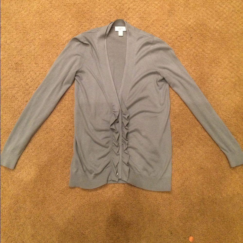 Ann Taylor light blue cardigan