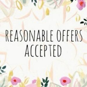 Feel free to negotiate reasonable offers😊😊😊!!!!