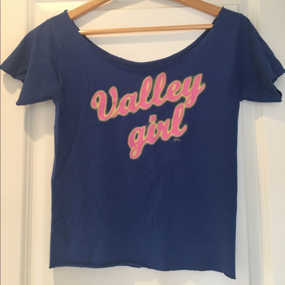 Vintage "Valley Girl" Tee Size XS/S 💁🏼💅🏻💙💕