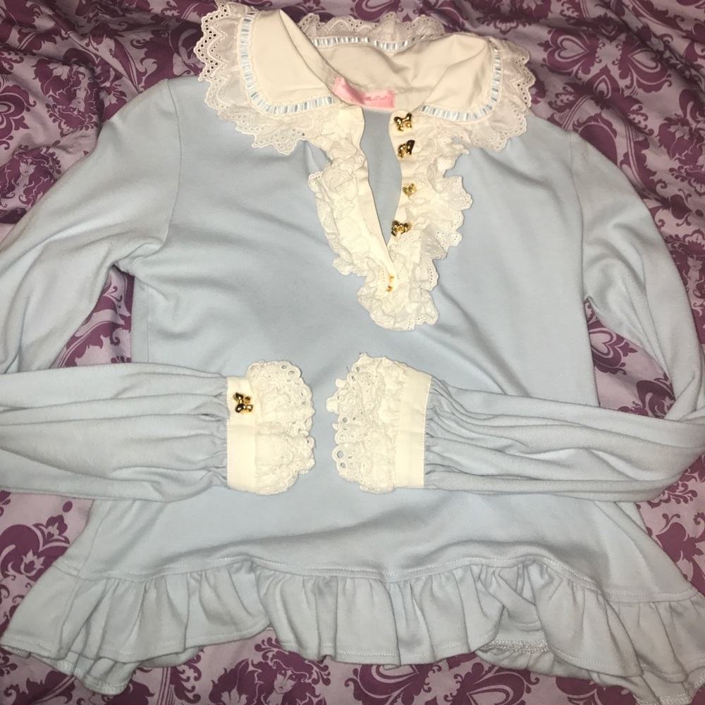 Angelic Pretty Sweet Lolita Cutsew Pastel Blue