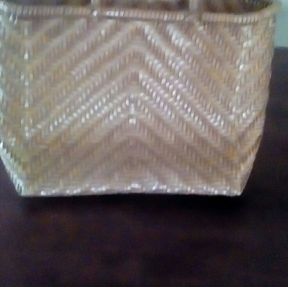 Whicker tote bag
