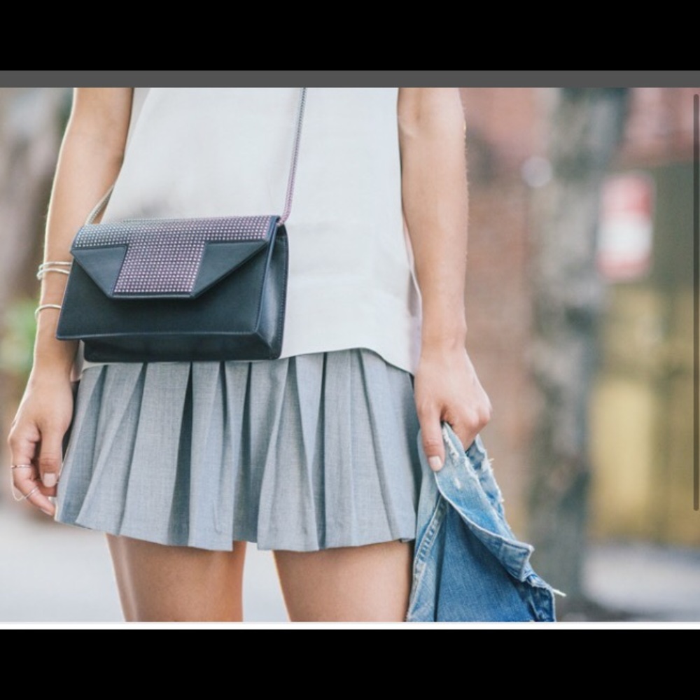 Zara pleated mini skirt