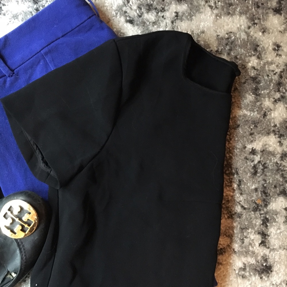 J. Crew black blouse