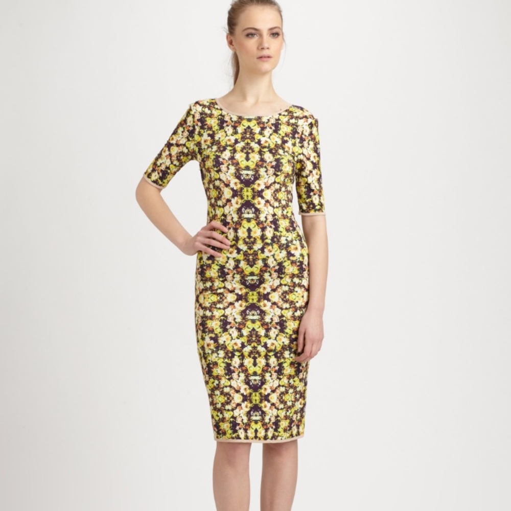Anthropologie Sam&Lavi Knit floral Sina Dress XS