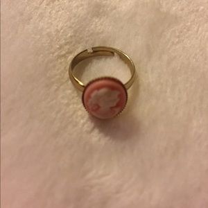 Vintage style gold color ring