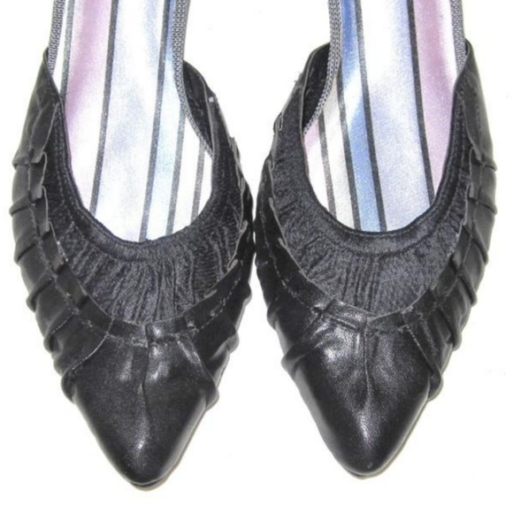 M by Morenatom Black Leather Suede Rare Vintage - Picture 4 of 8