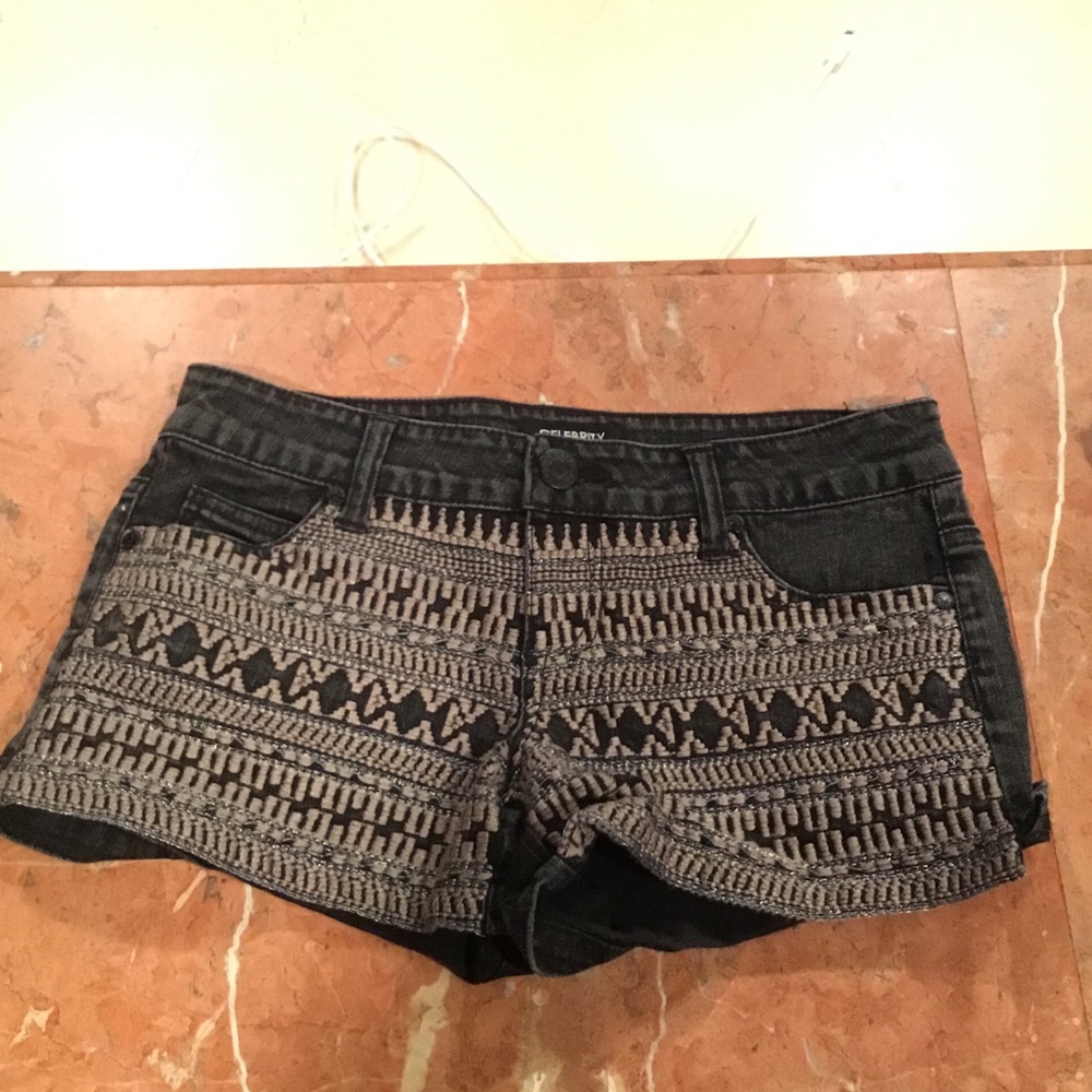 Celebrity Pink Jean Shorts