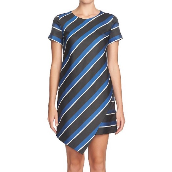 Cynthia Steffe 'Abbey' Stripe Asymmetrical Dress