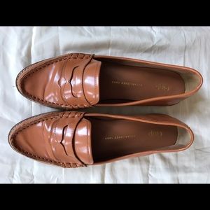 Orange Gap loafers