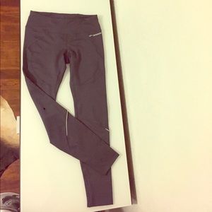 Brand new gray Brooks running tights.