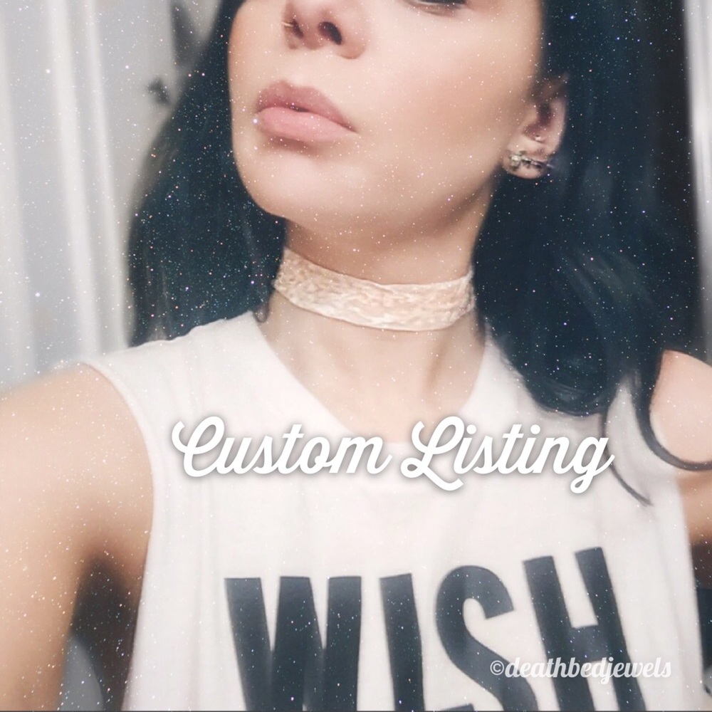 ⚡Custom Listing⚡ 90's Crushed Velvet Blush Choker