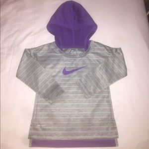Purple/Gray/Turquoise Nike Dri-fit hoodie
