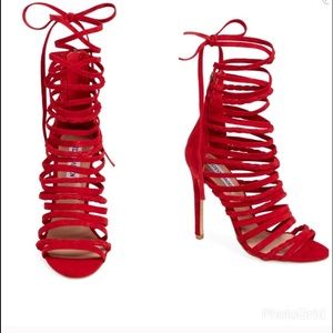 Steve Madden strapping caged heel